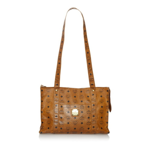 MCM Bags Mcm Visetos Glam Tote Bag Brown Pvc Ladies Poshmark